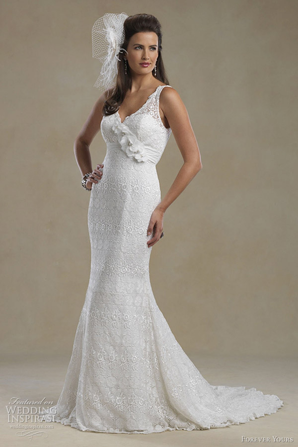 forever yours bridal 2012 sheath wedding dress