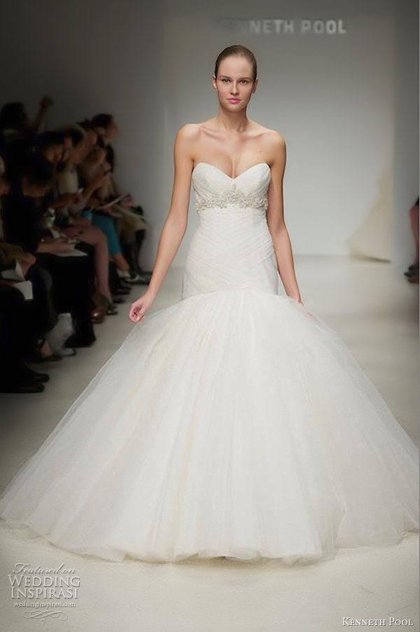 kenneth pool wedding dress fall 2012 arissa mermaid gown