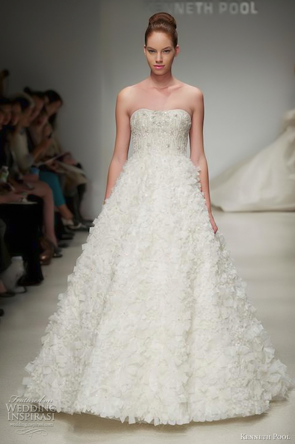 kenneth pool wedding gown fall 2012 liliah