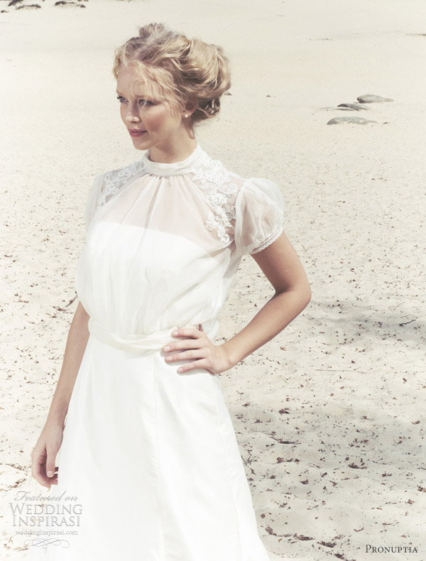 pronuptia 2012 puff sleeve wedding dress pronuptia 2012 puff sleeve wedding dress