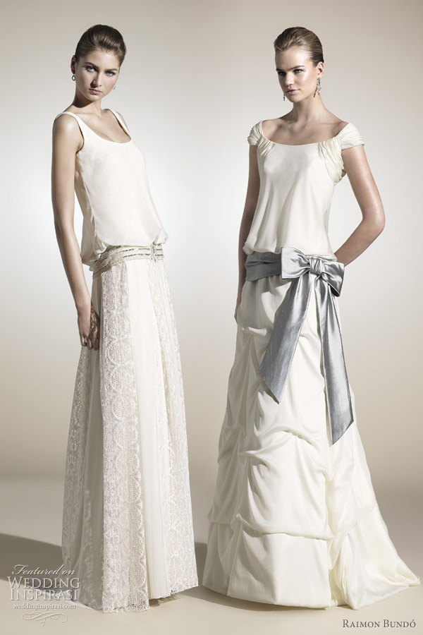 raimon bundo 2012 blouson wedding dresses