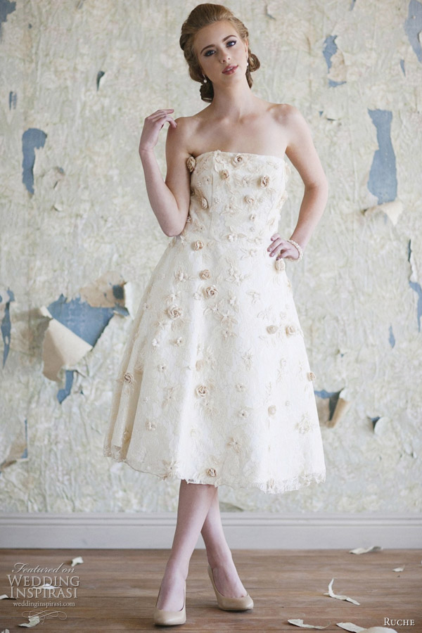 ruche 2012 collection amelie wedding dress