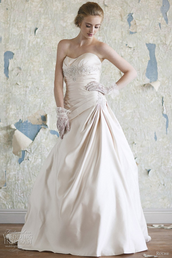 ruche bridal 2012 victoria wedding dress