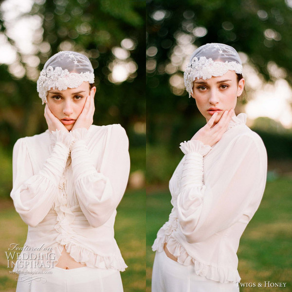 Twigs & Honey 2012 Collection — Bridal Veils, Headpieces and Other  Accessories