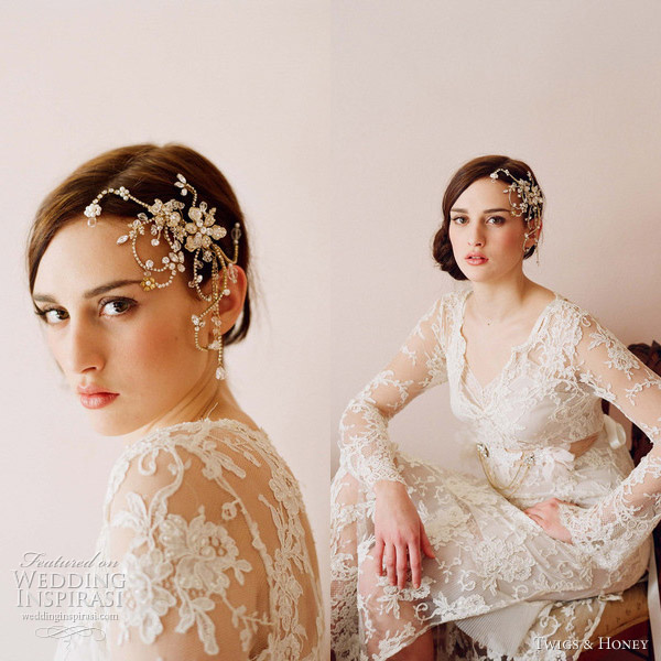 Twigs & Honey 2012 Collection — Bridal Veils, Headpieces and Other  Accessories