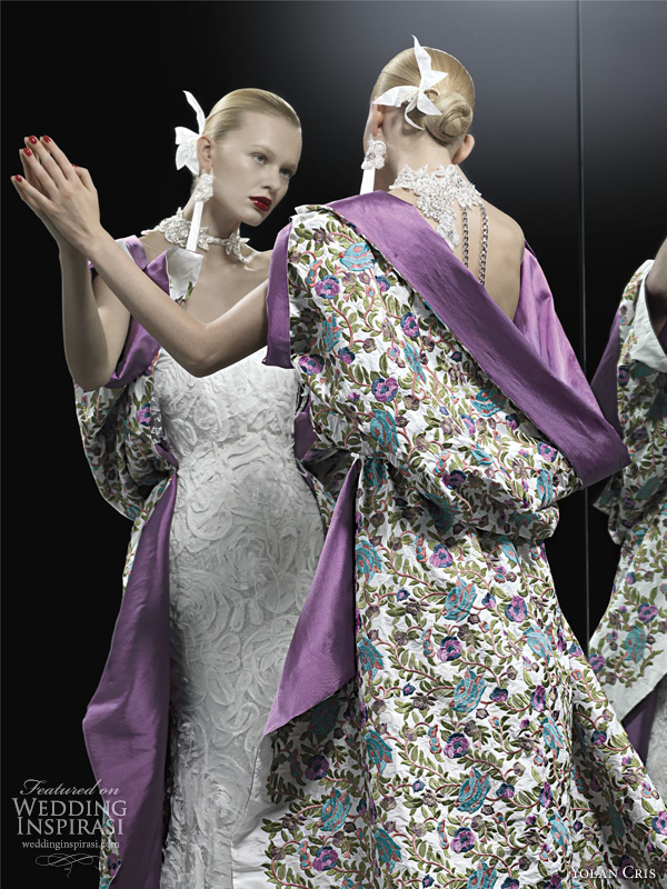 yolancris 2012 collection bridal coat