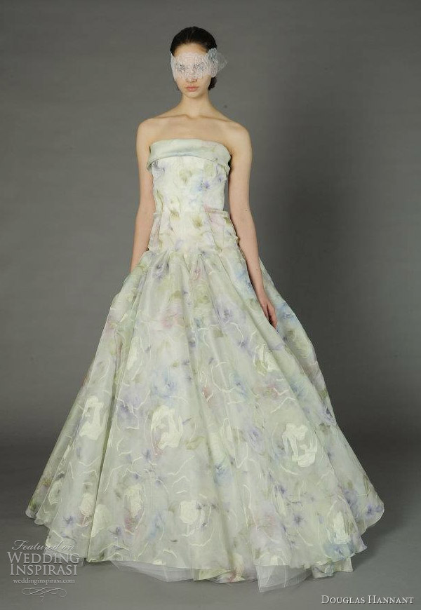 douglas hannant spring 2013 color wedding dress