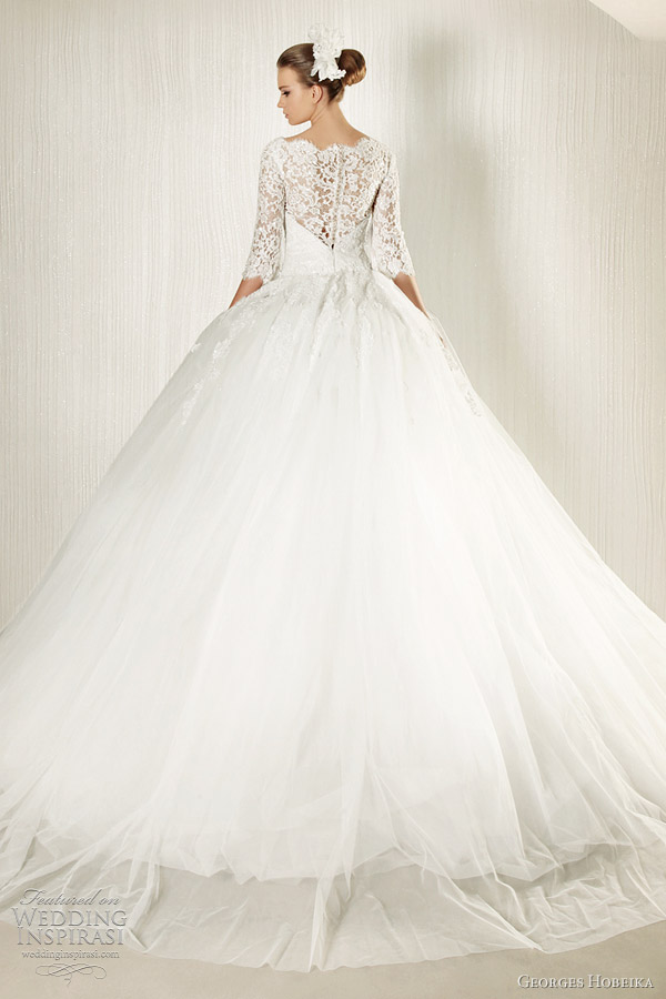 georges hobeika wedding gown 2012