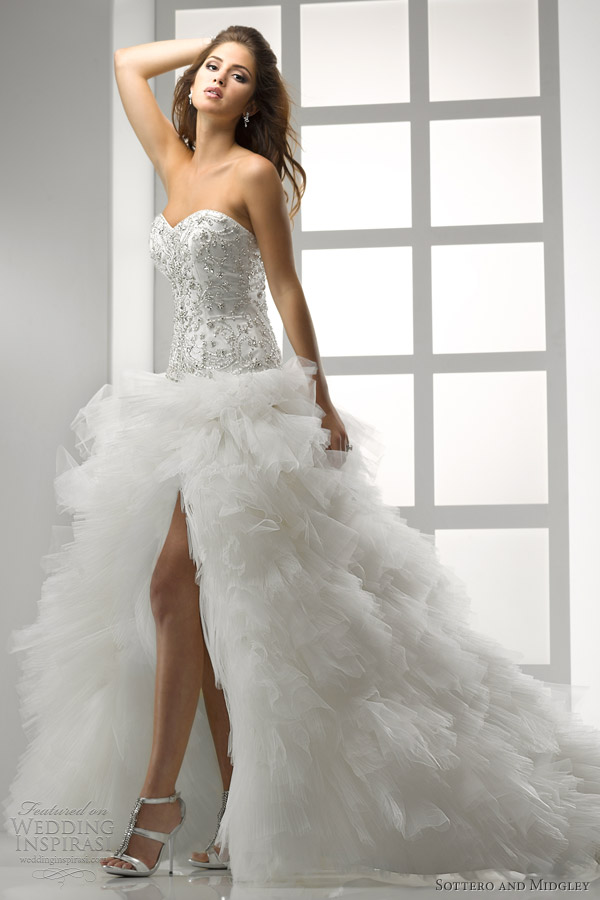 hi low wedding dress 2012