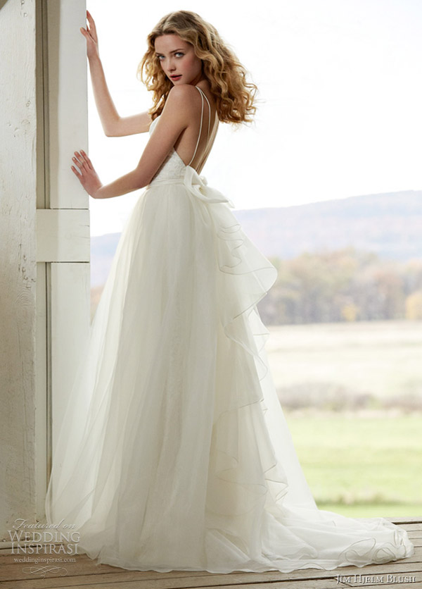 jim hjelm blush spring 2012 wedding dress