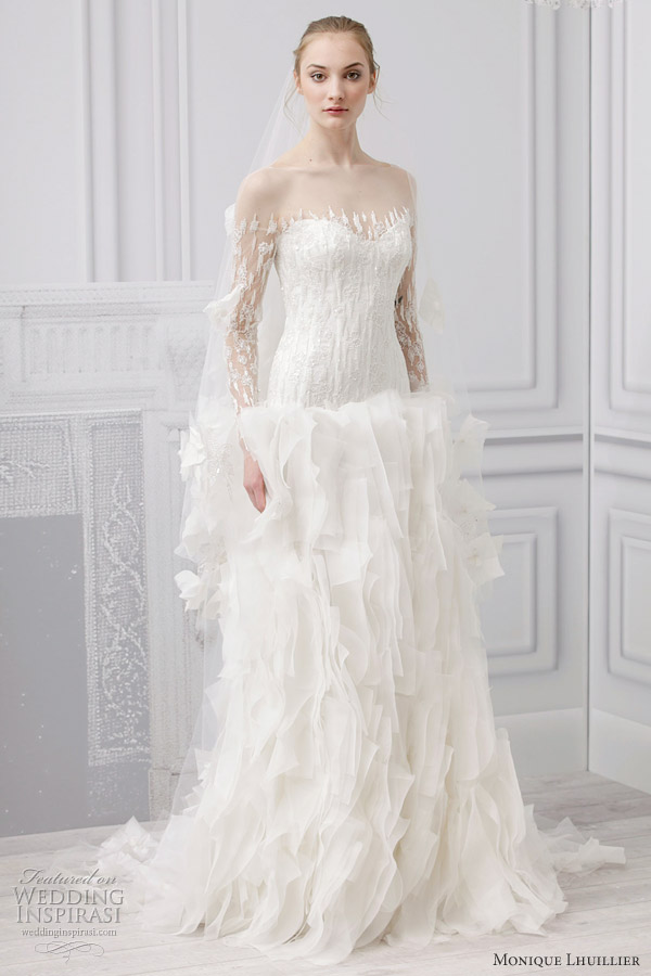 monique lhuillier 2013 mademoiselle wedding gown