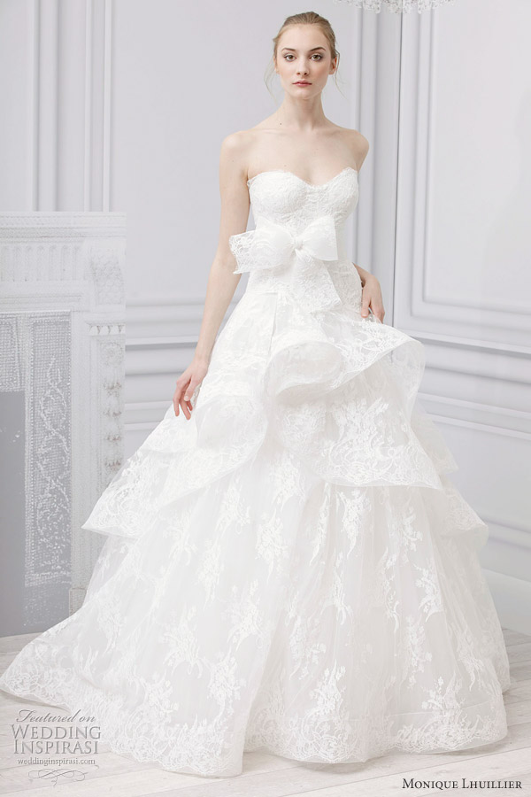 monique lhuillier belle wedding dress spring 2013