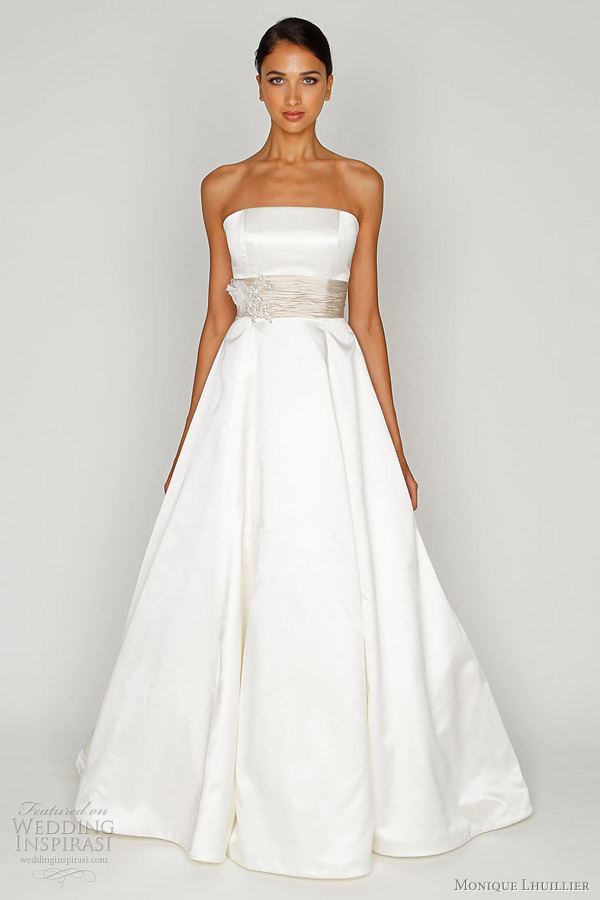 monique lhuillier bliss wedding gown 2012