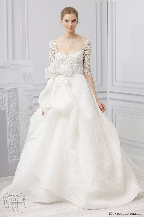 monique lhuillier royalty wedding dress spring 2013