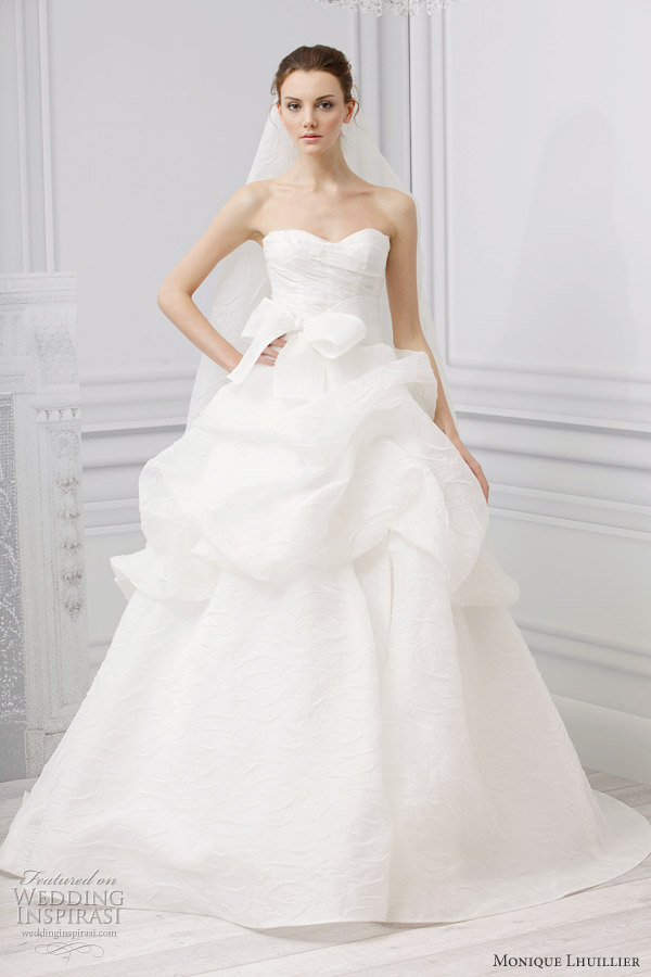 monique lhuillier spring 2013 dove wedding dress