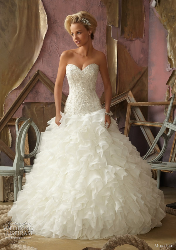 mori lee wedding dresses 2012 1853