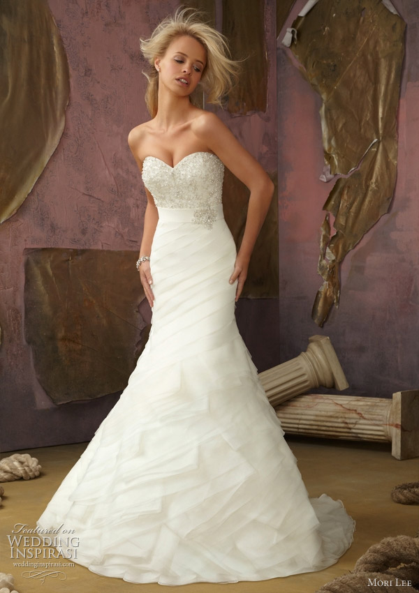 mori lee wedding dresses 2012 style 1855