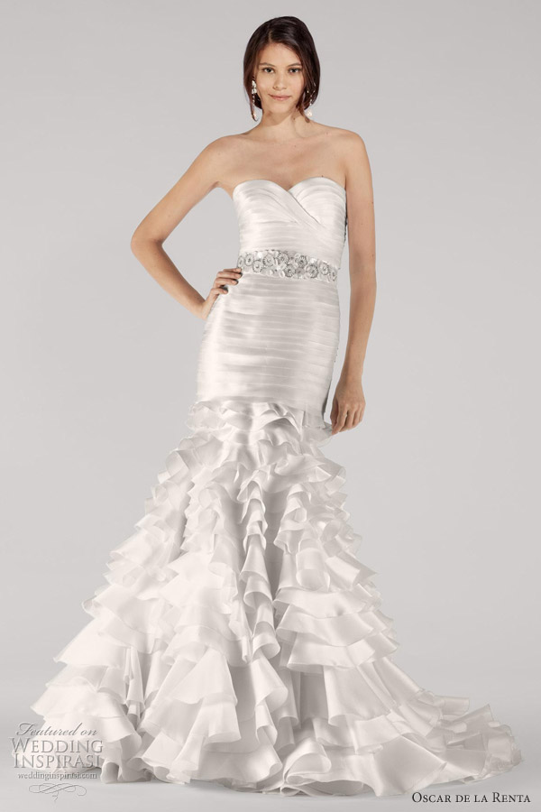 oscar de la renta fall 2012 bridal collection