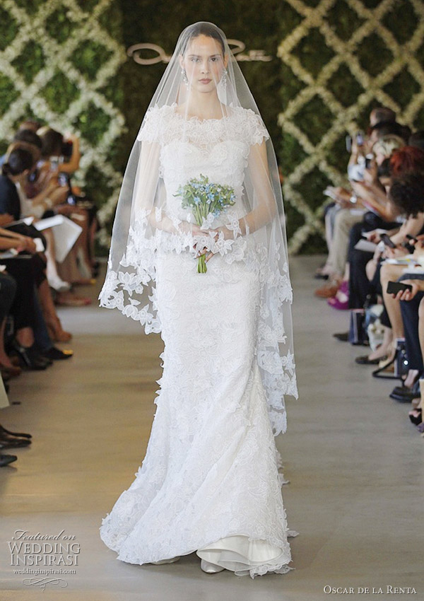 oscar de la renta spring summer 2013 bridal