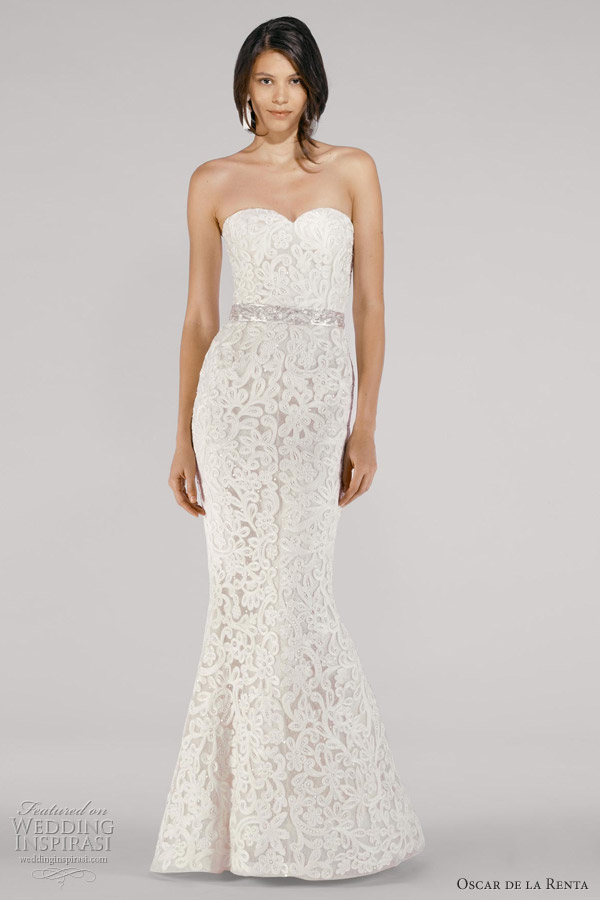 oscar de la renta wedding dress fall 2012 bridal collection