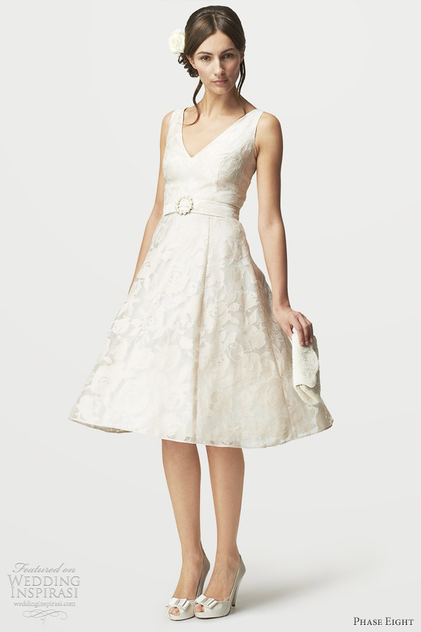 phase eight 2012 short wedding dress