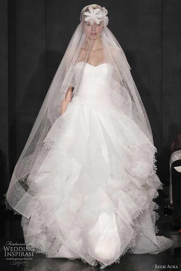 reem acra fall 2012 bridal