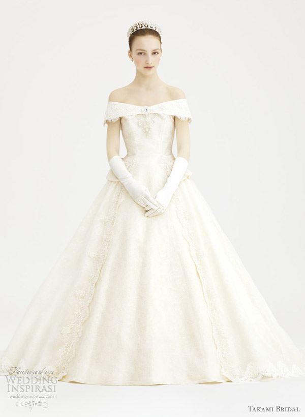 takami bridal royal wedding dress 2012 ingres