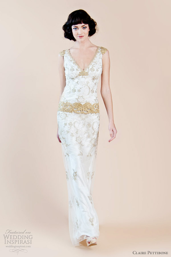 claire pettibone fall 2012 deauville wedding dress