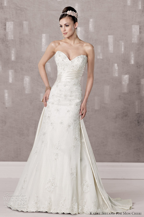 kathy ireland fall 2012 wedding dresses style  231240