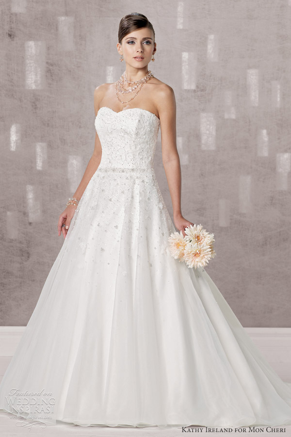 kathy ireland for mon cheri bridal fall 2012 collection - wedding dress style 231242