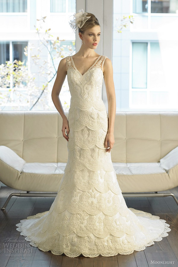 moonlight bridal fall 2012 wedding dress