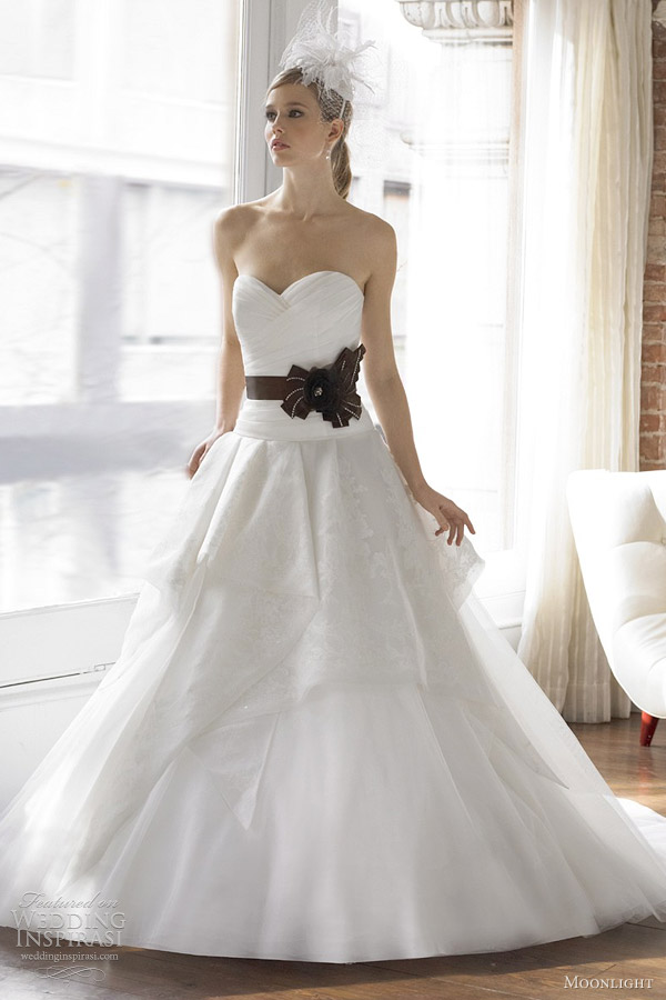 moonlight fall 2012 wedding dress