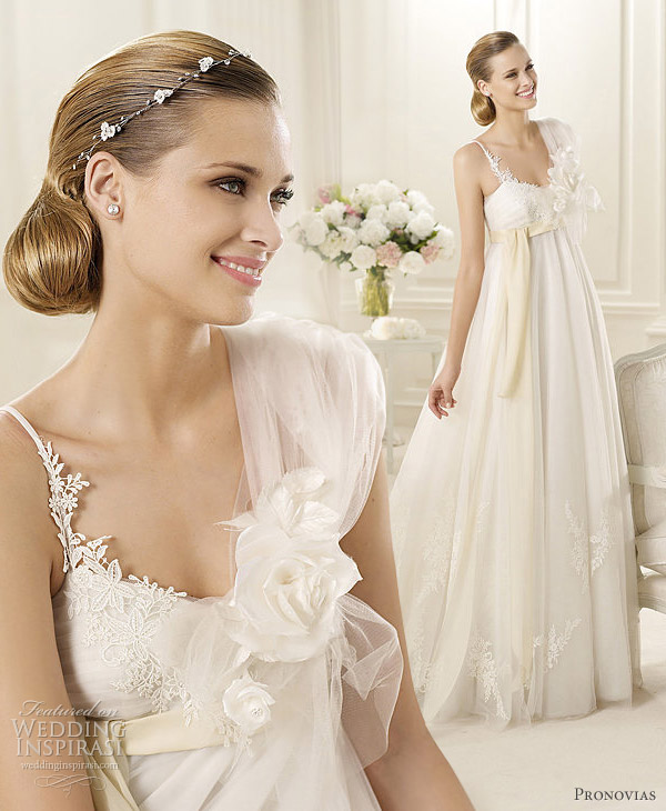 pronovias 2013 guadix empire wedding dress