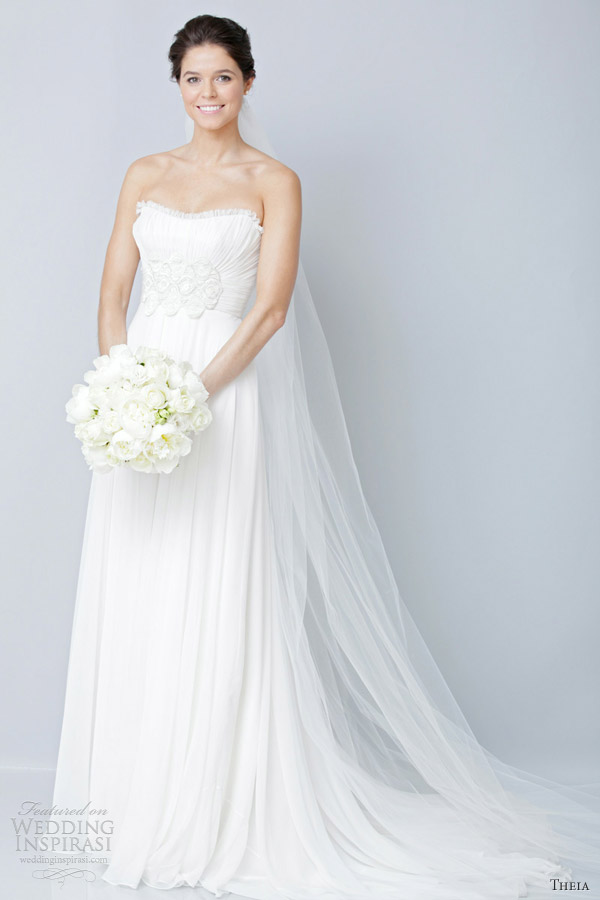 theia couture spring 2013 empire wedding dress