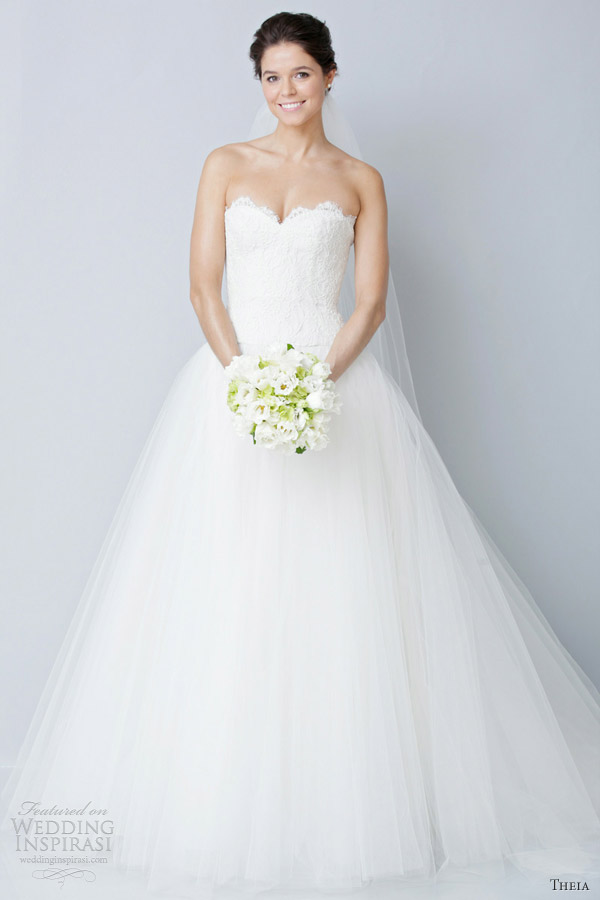 theia spring 2013 strapless wedding dresses