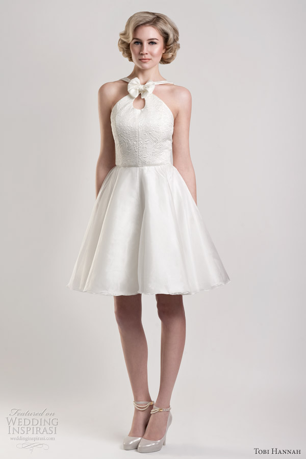 tobi hannah spring 2013 bass short wedding dress