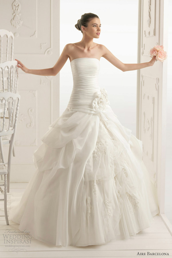 aire barcelona wedding dresses 2013 rumba ball gown