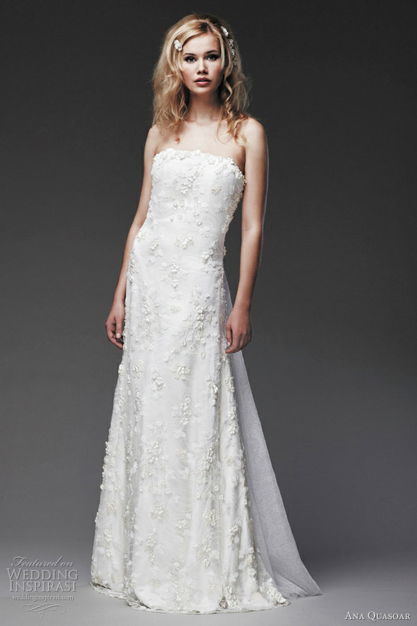 ana quasoar wedding dresses 2012 avril