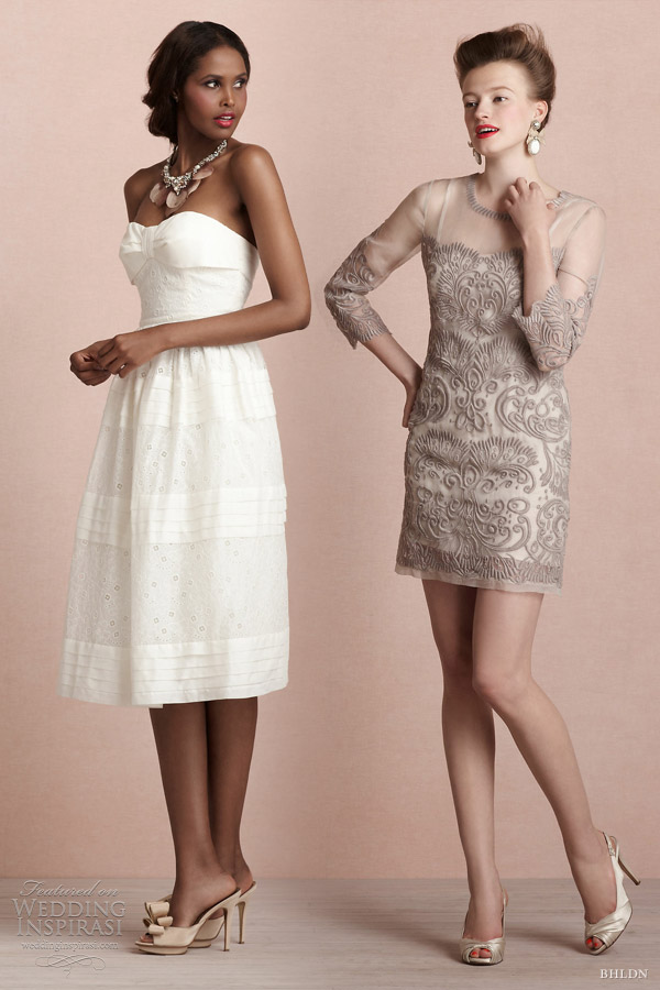 bhldn reception short wedding dresses fall 2012 bridal