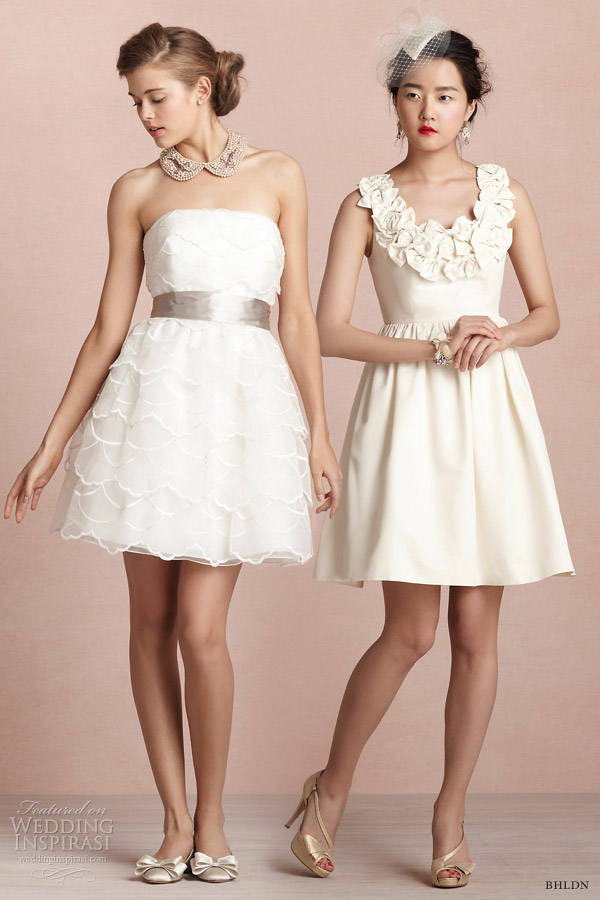 bhldn short wedding dresses fall 2012