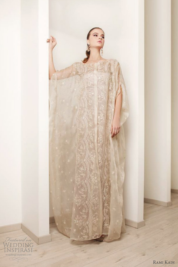 embroidered abaya bridal kaftan rami kadi 2012