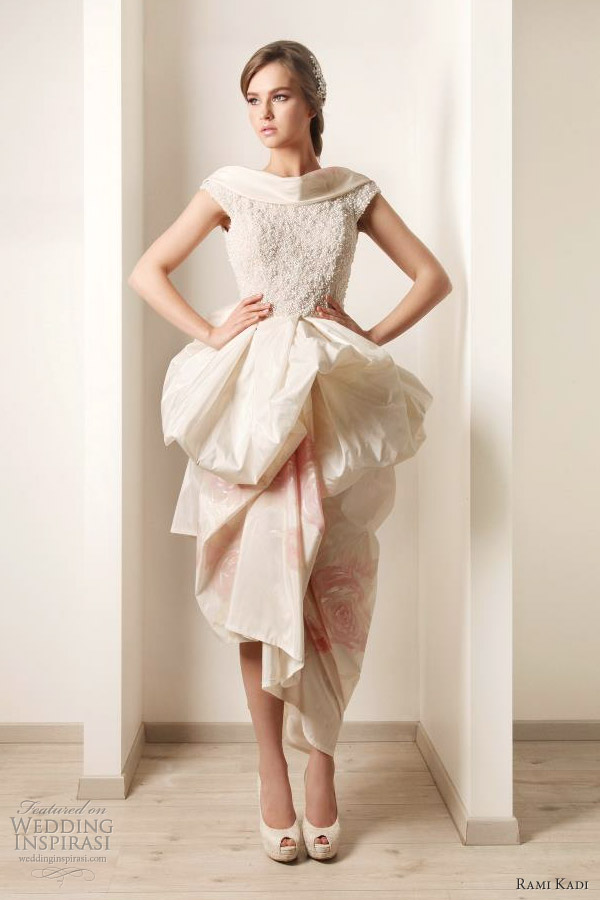 hand painted wedding dress by rami kadi hand painted wedding dress by rami kadi