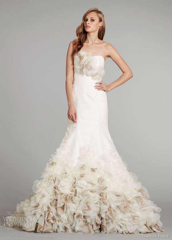 hayley paige bridal fall 2012 babs wedding dress