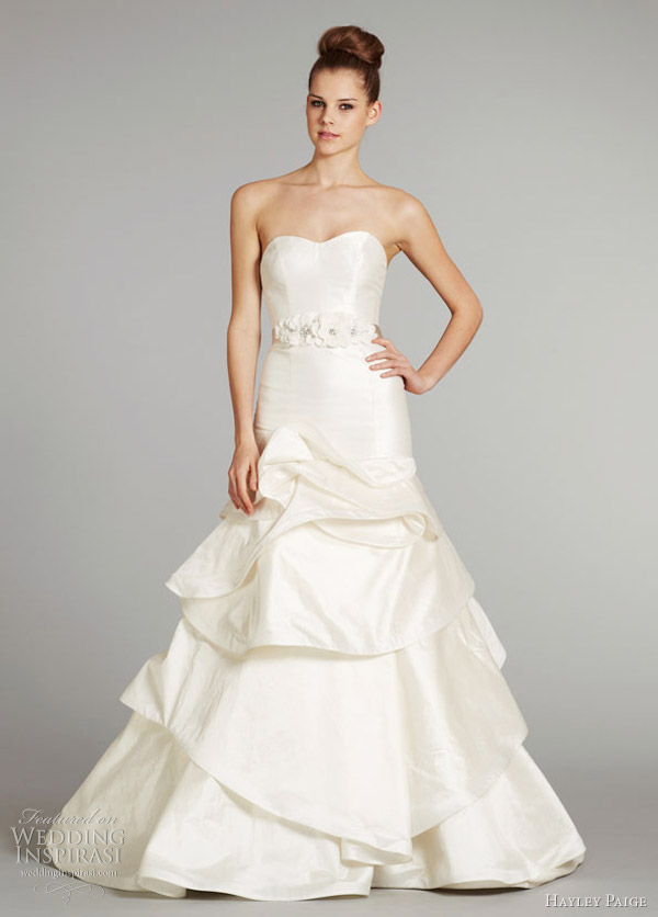 hayley paige fall 2012 pearl wedding dress