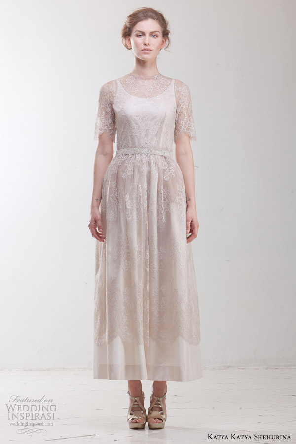 katya katya shehurina fall 2012 coral wedding dress