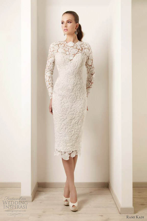 rami kadi bridal 2012 embroidered guipure lace dress