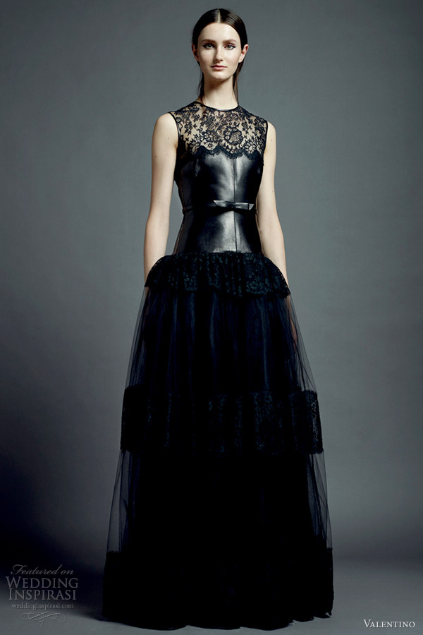 valentino resort 2013 black dress