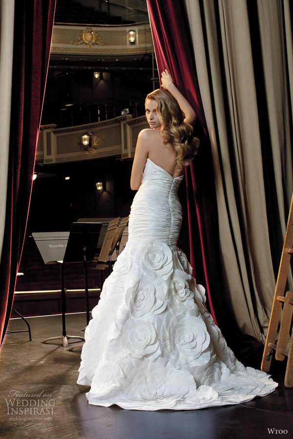 wtoo fall 2012 strapless mermaid wedding dress