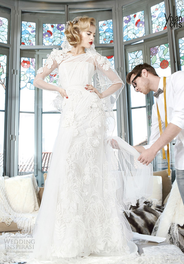 yolan cris couture bridal 2013 sumatra wedding dress