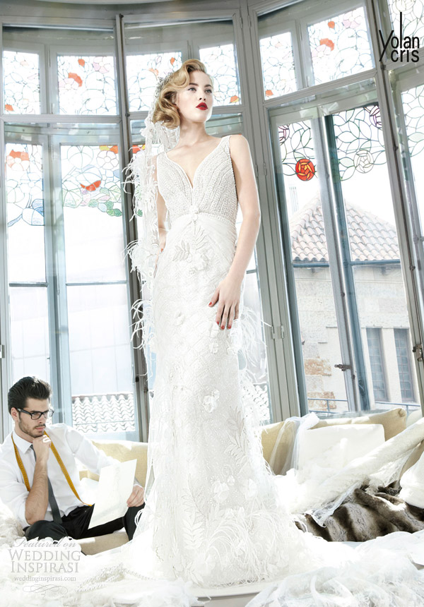 yolancris 2013 vesubio sleveless wedding dress